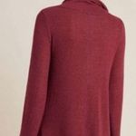 Anthropologie Maeve Women’s Red Risa Hacci Tunic XS Cowl Neck Long Sleeve Top Photo 1