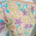 Adrianna Papell New! Evening Handmade Silk Top Beads And Sequins Women’s Size 4 Photo 8