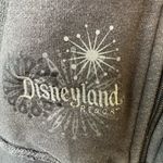 Disney  Parks Disneyland Womens L Mickey Mouse Zip Up Hoodie Raw Hem Fireworks Photo 3