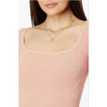 Free People Have It All Long Sleeve NWT Size M/L Smoke Rose Photo 2