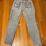 Levi's Loose Fit Straight Leg Denim Jeans Size 8 reg medium Blue Ripped Photo 2