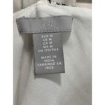 H&M Floral Ivory/Black Camisole Adjustable Straps Size M Stretch Slits Relaxed Photo 1