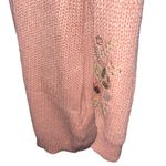 BY DESIGN Parker Hooded Embroidered Cardigan Pink Size XL Photo 5