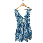 Banjanan Victoria Dress Toile Capri Dress Size Small Blue Photo 4