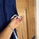 Tommy Hilfiger Tommy Hilfiger Blue and Black Geometric Sleeveless Drees size L Photo 5