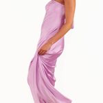 Show Me Your Mumu  Taylor Tube Dress In Lilac Luxe Satin Photo 2
