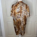August Silk  Animals Print Pj Top Dress Tunic Size M A34 Photo 4