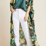 Anthropologie Bel Kazan Floral Duster Maxi Kimono Photo 0