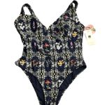 Agua Bendita x Target Women's Dainty Floral Tile Print Cheeky One Piece Swimsuit Photo 3