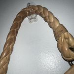Kenar  Tan Woven Leather Hobo Bag Photo 3