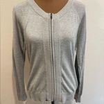 Cutter and Buck  size small grey cardigan with 2 way zipper Photo 0