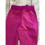 FIGS Scrub Pants Womens XSP Barbie Pink Zamora High Waisted Jogger Cargo Pockets Photo 5