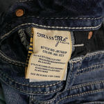 Miss Me  Women's Dark Blue Boyfriend Capri Jeans Photo 5