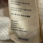 Free People  Cream Ribbed Ottoman Slouchy Oversized Tunic Top Pullover Small Photo 7