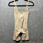 ASSETS by Spanx Shaping Bodysuit Open‎ Gusset Beige Shapewear Large Tan Photo 3