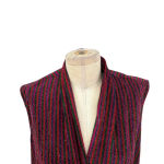 Trina Turk Sophie Top Rainbow Glitter Metallic Sleeveless Surplice Size Medium Photo 3