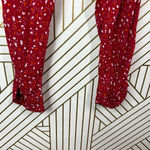 Poupette St Barth Red Sky Rayon Georgette Foe Printed Pants Size US XS Photo 3