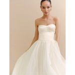 Reformation NWT Alouette Dress in Fior Di Latte Photo 4