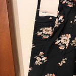 Hollister  Midi Skirt Black Ditsy Floral Ruffle Boho Prairie Cottagecore L Photo 6