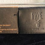 Frye Melissa Velvet Skinny Jeans Midnight Blue Photo 5