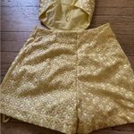 NWT Staud Backless Romper Yellow Size 2 Photo 7