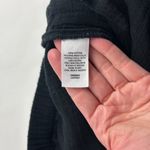 Caslon  Black Cotton Gauze Wide Leg Lounge Pant M Photo 4