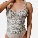 Free People Intimately  - Weekend Plans Womens Shutter Pleat Rouched Bodysuit Photo 0