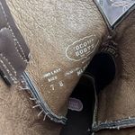 Nocona Size 7 B Boots Hero Tori Desert Leather Brown Embroidered Blooming Cactus Photo 8