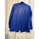 4th & Reckless Oversized Vegan‎ Leather Blazer M Blue Size M Photo 12
