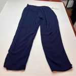 Baldwin Kansas City Louisa Pull On Pant‎ Womens Size Medium Navy Blue Preppy NEW Photo 9