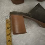 Lucky Brand  Womens LK Randre Mule Clog Block Heel Green Saddle Boho 7 Photo 5