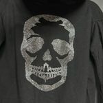 Zadig & Voltaire  Sixtine Skull Camo Skull Merino Wool Full Zip Hoodie Black M Photo 2