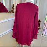 Lulus Lulu’s Get A Glimpse Plum Bell Sleeve Shift Dress Photo 5
