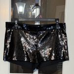 EXPRESS Black Sequin Shorts NWT Size 4 Photo 0