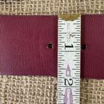 Macy's Burgundy Red Leather Stretch Belt S-M 27,28,29 -34 Inches Photo 6