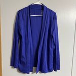 L.L. Bean Royal Blue Cotton Supima Cardigan Size Medium Photo 5