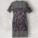 Shelby & Palmer  Dress Womens 6 Black Paisley Houndstooth Party Work‎ Casual Photo 1