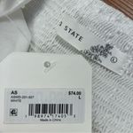 Altar'd State Altar’d State Ava Clip Dot Dainty Bow Fit Flare Mini Dress White Large New Photo 7