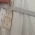 Ramy Brook White Silky Beaded Ruffle Halter Top ā Glam Resort Style (Size Small) Photo 6