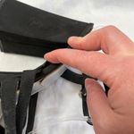 Splash Y2k Vintage  Black Open-Toe Strappy Platform Block Heels Photo 8