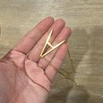 Gold Initial Necklace Photo 1