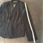 Women’s Black 2 Piece Pant Suit One Button Formal Office Wedding Size L NWT Size L Photo 7