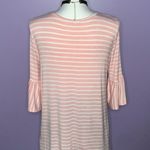 Reborn J Boutique Pink and White Bell Sleeve Top Photo 6