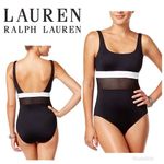Ralph Lauren Lauren swimsuit. With mesh. NWT Photo 1