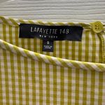 LaFayette 148 New York Paige Ithaca Gingham Mini Check Blouse Mustard Small Yellow Photo 5