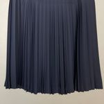 J.Crew  Pleated Skirt Navy Blue Women Size‎ 6 Office Preppy Classic Academia Photo 4
