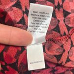 Dana Buchman Dana Buckman Blouse Womens L/XL Red Black Liquid Knit Career Teacher Night Out Photo 8