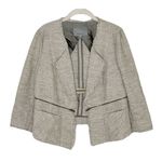 Classiques Entier  Open Jacket Blazer Gray with Zipper Detail Sz‎ M L3 Photo 0