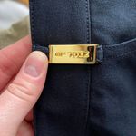 St. John NWOT  5 Pocket Black Gold Flat Front Straight Leg Highrise Pants Size 12 Photo 6