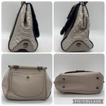 Coach  Drifter Tea Rose Gray Beige Leather Bag Handle Crossbody Shoulder Purse Photo 3